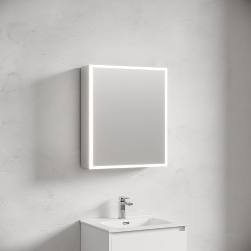 Зеркало-шкаф Sancos Evoke SC8060 60х14х70 настенный цвет серый - фото 3